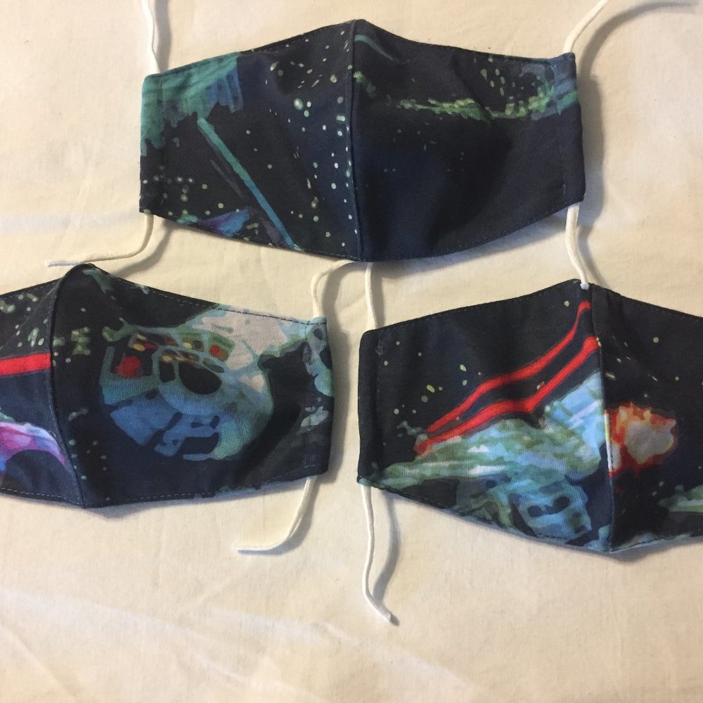 SET OF 3-FACE MASK-STAR WARS FOR KIDS